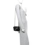 Lambskin Quilted Coco Click Bag Black