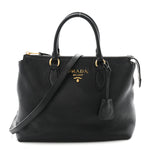 Vitello Phenix Tote Black