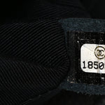 Bullskin Suede Caviar Quilted Medium Boy Flap Black