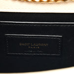 Grain De Poudre Small Monogram Kate Satchel Crema Soft