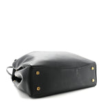 Smooth Calfskin Large Rodeo Top Handle Handbag Black