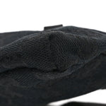 GG Monogram Double Pocket Belt Bag Black