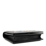 Calfskin GG Matelasse Chain Wallet Black