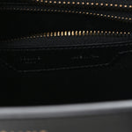 Polka Dot Snakeskin Smooth Calfskin Micro Luggage Black White