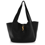 Grained Deerskin Bea Tote Black