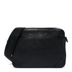 Calfskin Monogram Shadow Duo Messenger Black