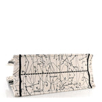 Canvas Embroidered Zodiac Book Tote Latte Multicolor