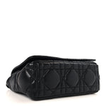 Calfskin Macrocannage Large Caro Bag Black