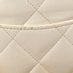 Lambskin Quilted Small CC Funky Town Flap White