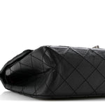 Aged Calfskin Quilted 2.55 Reissue 225 Flap Black