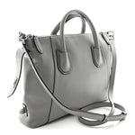 Calfskin Small Soft Antigona Pearl Grey