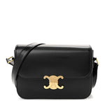 Shiny Calfskin Medium Triomphe Black