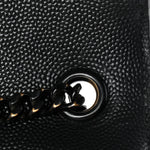 Grain De Poudre Medium Classic Monogram Monochrome Kate Satchel Black
