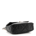 Lambskin Quilted Medium Chanel 19 Flap Black