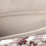 Calfskin Le Coeur Des Papillons Small Lady D-Joy White