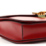 Box Calfskin Medium Classic Box Flap Bag Dark Brick
