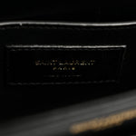Smooth Calfskin Small Solferino Satchel Black