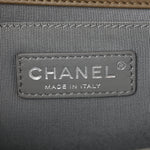 Lambskin Quilted Medium Boy Flap Khaki