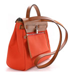 Vache Hunter Toile Herbag Zip Retourne 31 PM Orange Mecano Fauve
