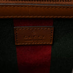 GG Icon Monogram Padlock Shoulder Bag Beige Dark Brown