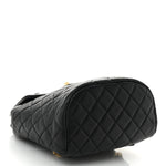 Lambskin Quilted Mini Urban Spirit Backpack Black