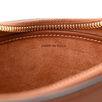 Smooth Calfskin Medium Strap Ava Shoulder Bag Tan