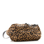 Cavallino Vitello Leopard Print Mini Spy Bag Marrone