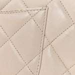Lambskin Quilted Small Trendy CC Dual Handle Flap Bag White