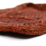 Raffia Summer Banana Tote Clay Brown