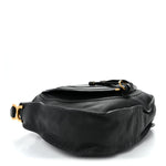 Calfskin Medium Marcie Satchel Black