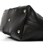 Monogram Large Punch Tote Black