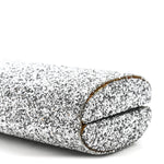 Glitter Celeste Clutch Silver