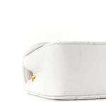 Lambskin Quilted Mini Flap Bag White