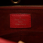 Calfskin Monogram Kimono Tote Cherry