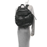Calfskin Monogram Shadow Discovery Backpack Black