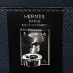 Epsom Tadelakt Chevre Mysore Casaque Etoilee Kelly Sellier 25 Ardoise Black Vert Peppermint