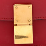 Box Calfskin Small Classic Box Flap Bag Red