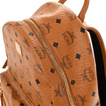 Visetos Small Side Stud Stark Backpack Cognac
