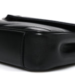 Lambskin Chevron Quilted Small LouLou Black