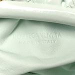 Patent Calfskin Intrecciato Teen Pouch Glacier