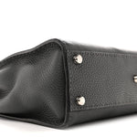 Cuoio Romano Selleria Bi-Color Medium Peekaboo Iconic Satchel Asfalto Latte