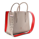 Calfskin Spikes Loubinthesky Medium Grey