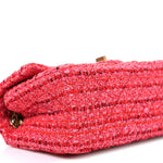 Tweed Quilted Mini 2.55 Reissue Flap Red Ecru Black