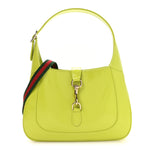 Patent Calfskin Small Jackie Shoulder Bag Bright Green
