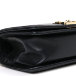 Calfskin Braided Small Boy Flap Black