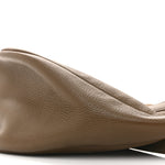Grained Calfskin Large Slouchy Banana Bag Brunette