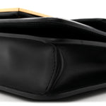 Vitello King Crystal Fab Crossbody Bag Black