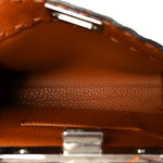 Cuoio Romano Snakeskin Selleria Mini Peekaboo Iconic Satchel Cappuccino