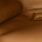 Jersey Quilted Medium Single Flap Beige