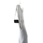 Smooth Calfskin Monogram Phone Holder Crossbody Black